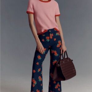 Maeve Strawberry Colette Pants